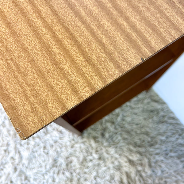 WOODEN DESK WITH SHELVES