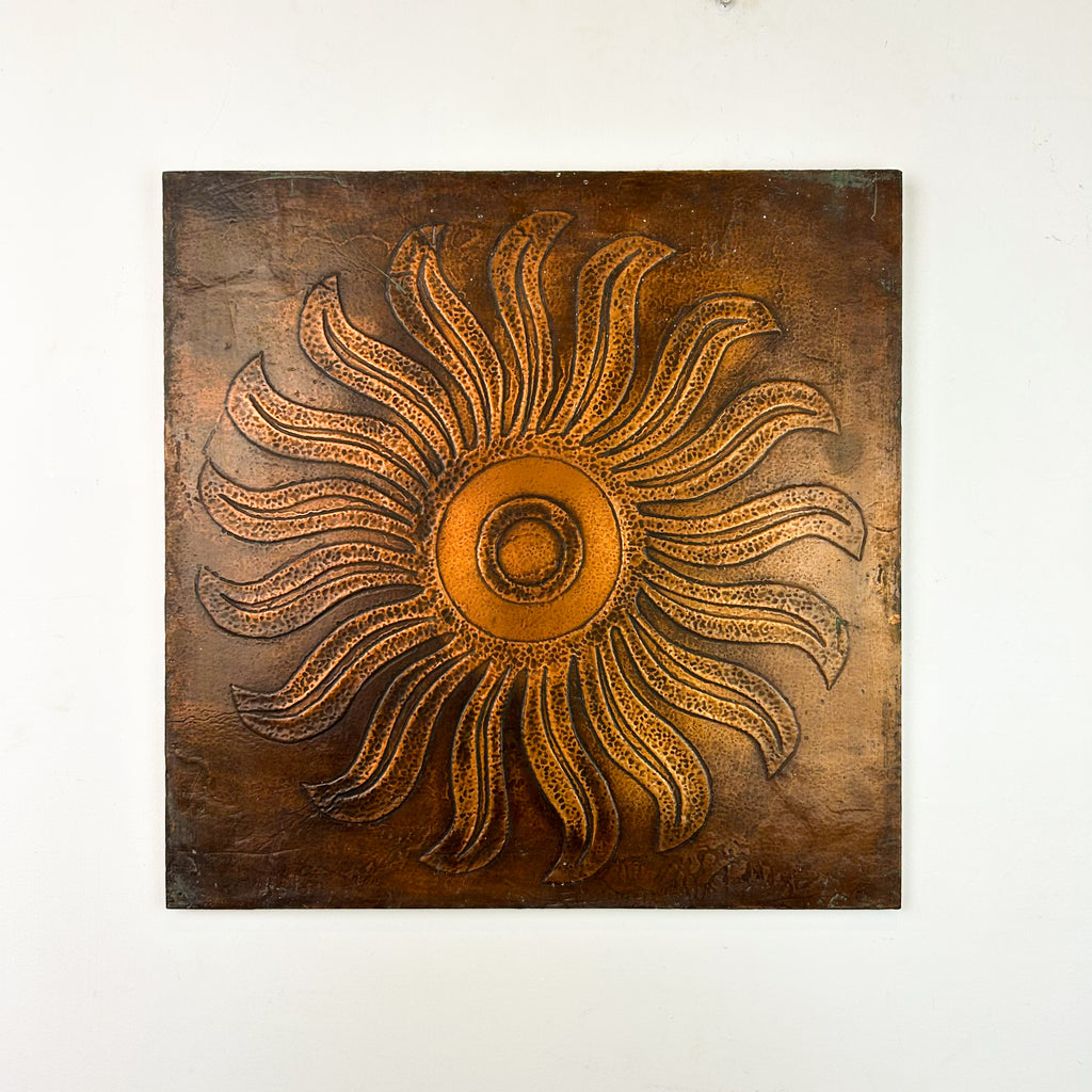 STARBURST COPPER WALL ART