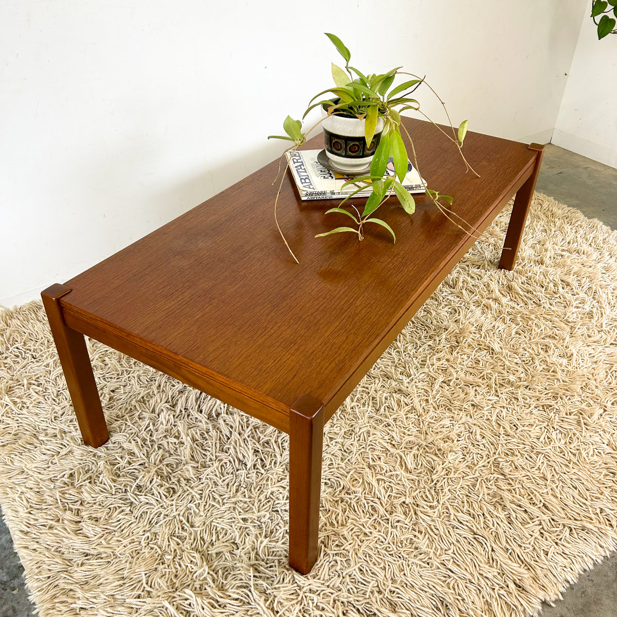 LARGE TIMBER COFFEE TABLE