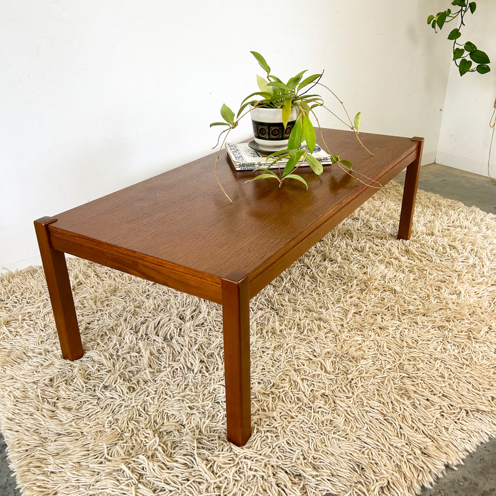 LARGE TIMBER COFFEE TABLE