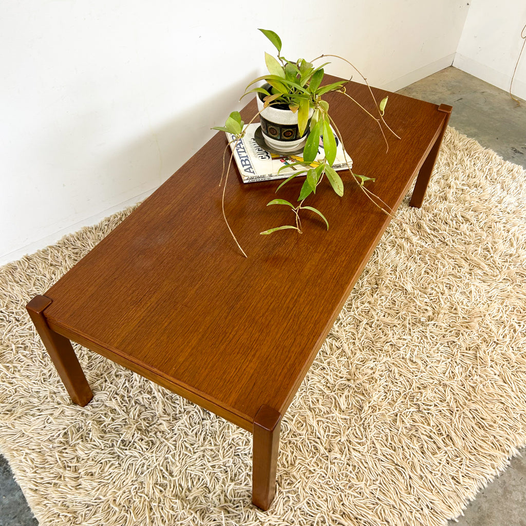 LARGE TIMBER COFFEE TABLE