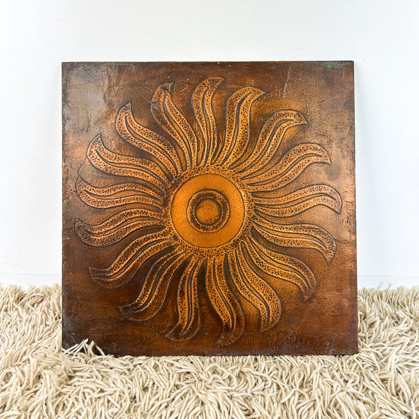 STARBURST COPPER WALL ART