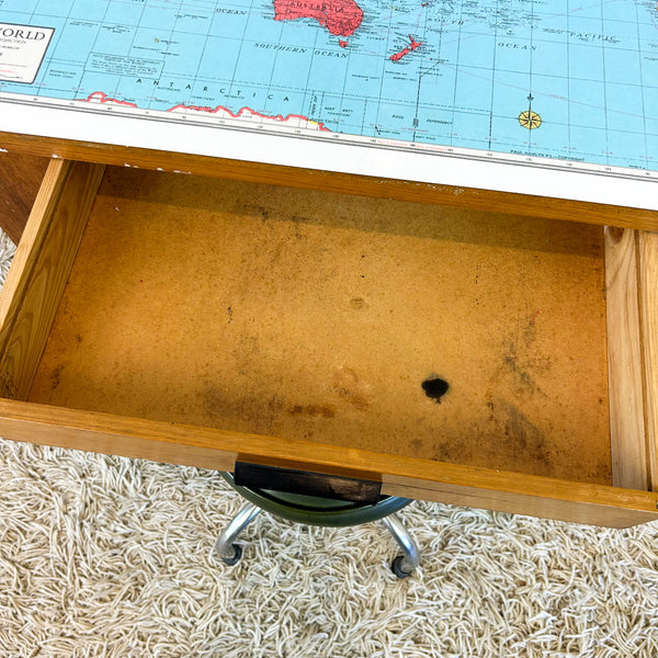 WORLD MAP DESK
