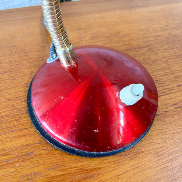 RED ANODISED TABLE LAMP