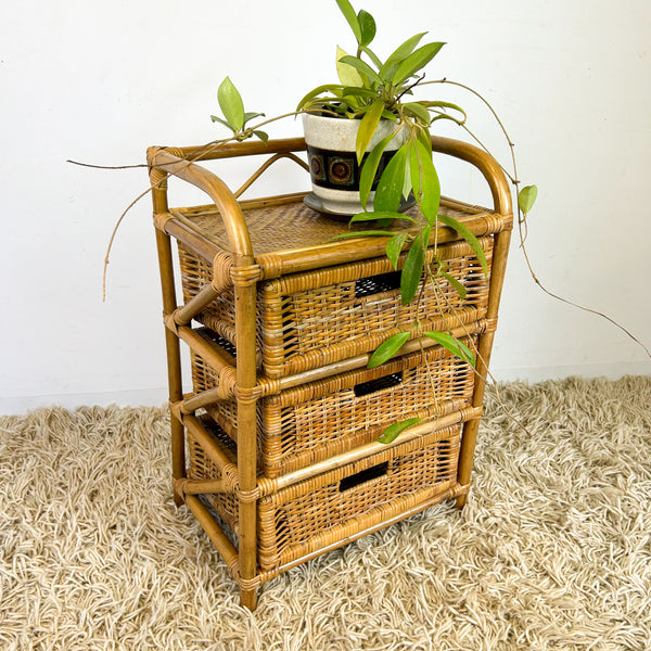 CANE BASKET DRAWERS