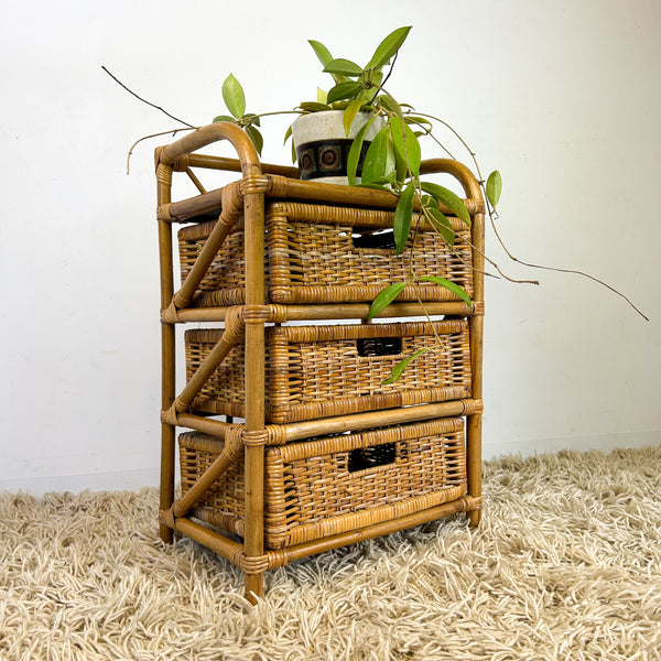 CANE BASKET DRAWERS