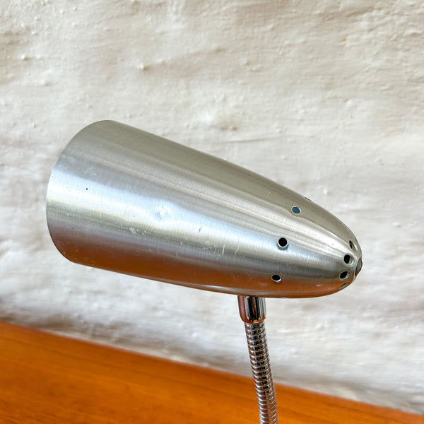 SILVER ANODISED TABLE LAMP