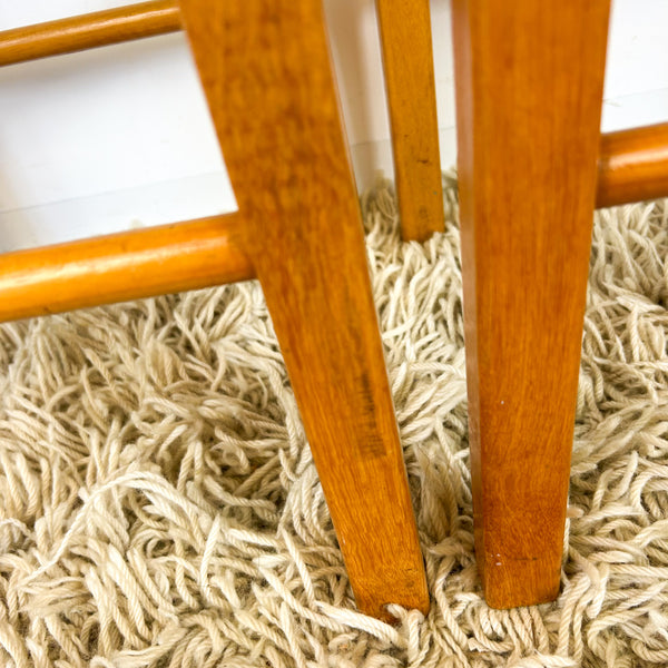 BLUE WOVEN STOOLS