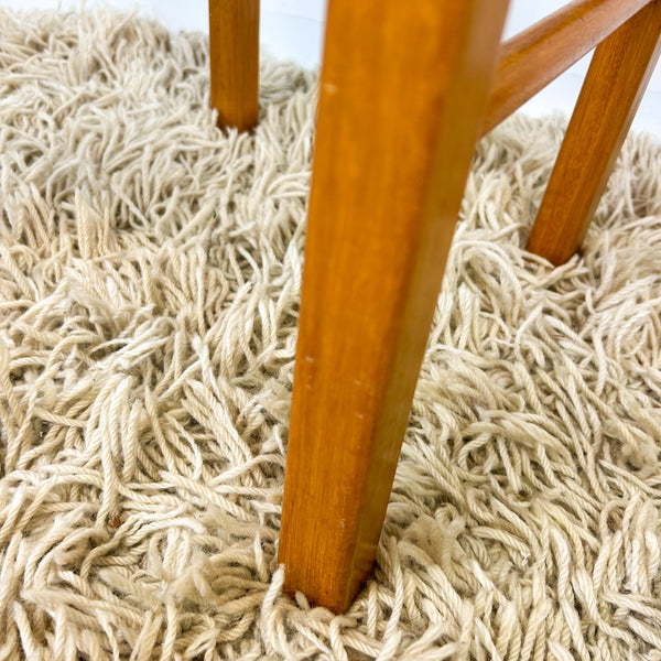 BLUE WOVEN STOOLS