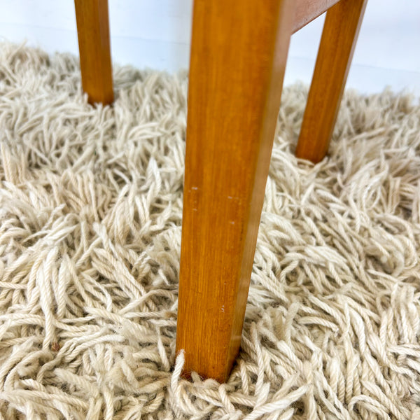 BLUE WOVEN STOOLS