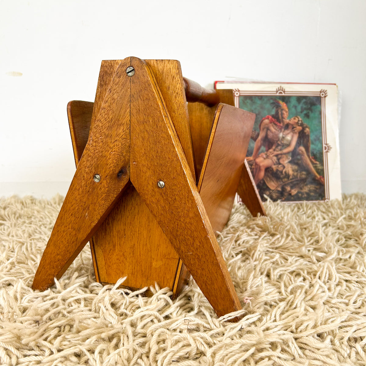 ATOMIC MAGAZINE RACK - HEY JUDE WORKSHOP • Vintage furniture & objects Melbourne