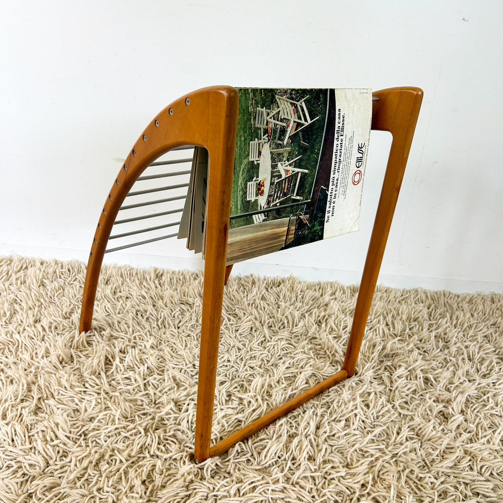 MAGAZINE / NEWSPAPER STAND - HEY JUDE WORKSHOP • Vintage furniture & objects Melbourne