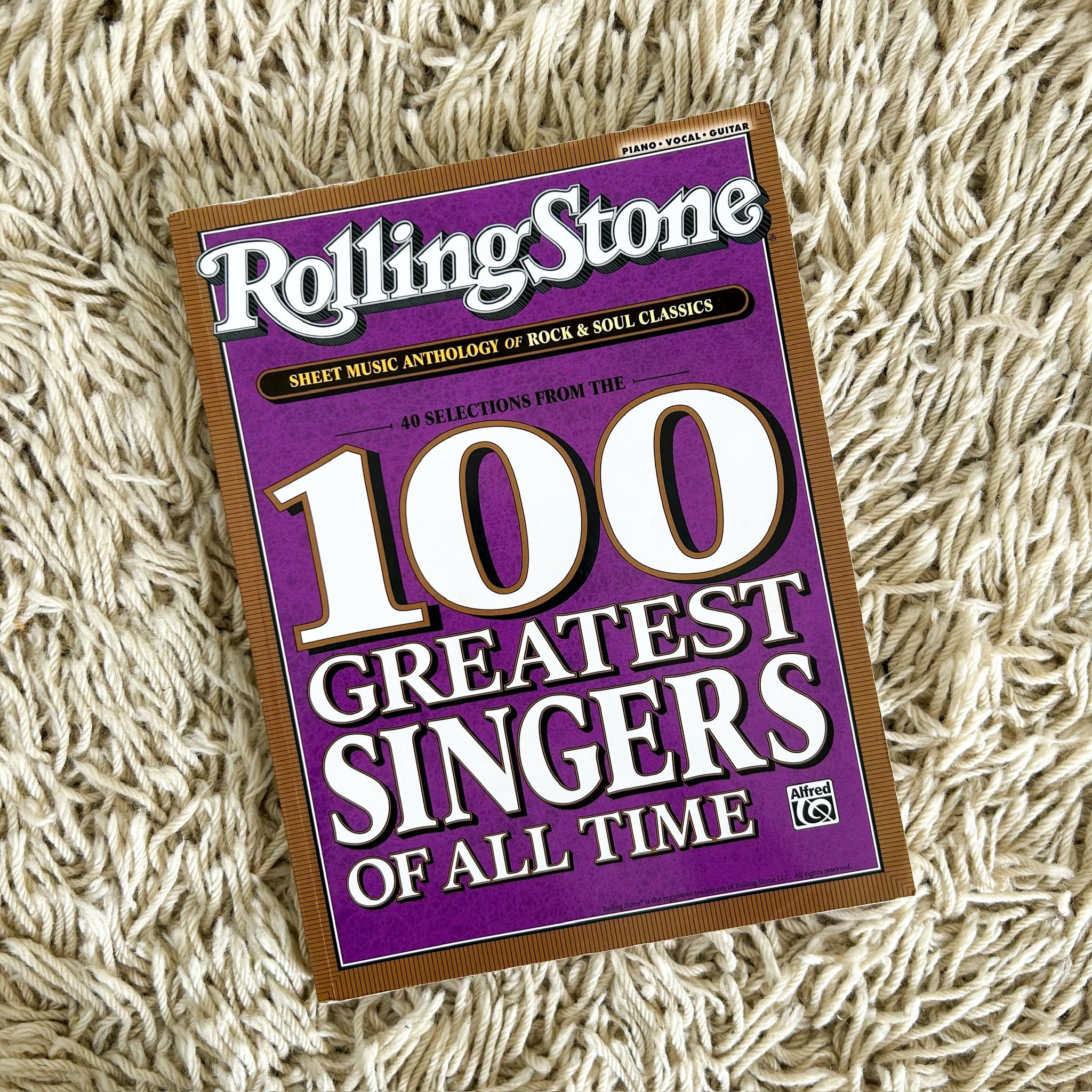 ROLLING STONE SHEET MUSIC ANTHOLOGY OF ROCK & SOUL CLASSICS
