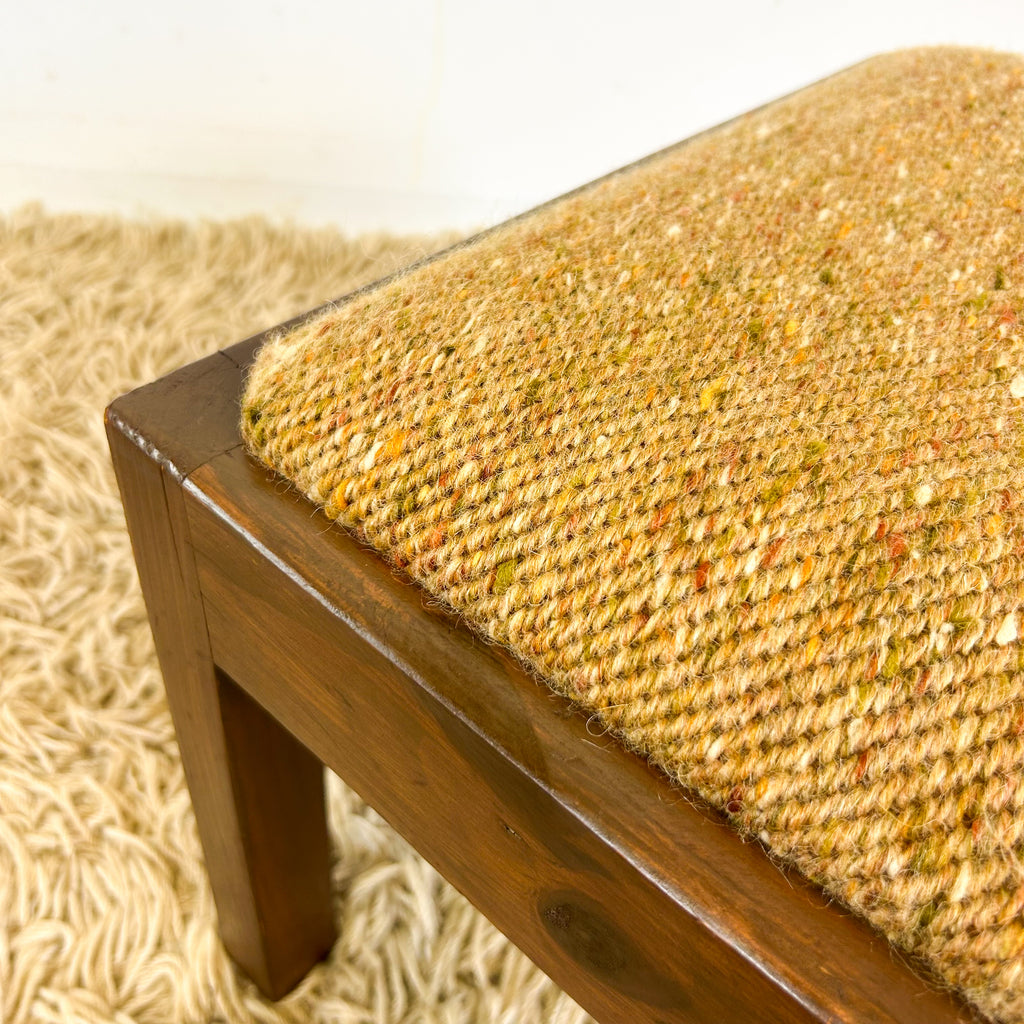UPHOLSTERED FOOTSTOOL