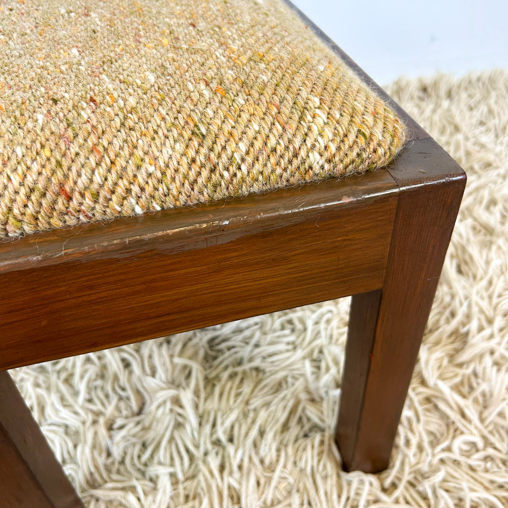 UPHOLSTERED FOOTSTOOL