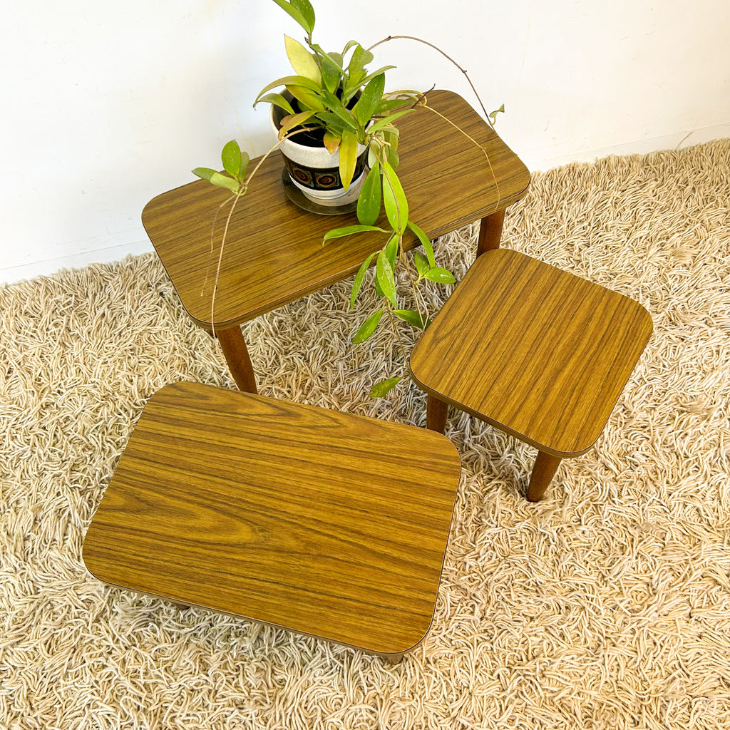 LAMINATE NESTING SIDE TABLES