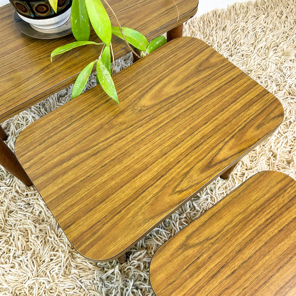 LAMINATE NESTING SIDE TABLES