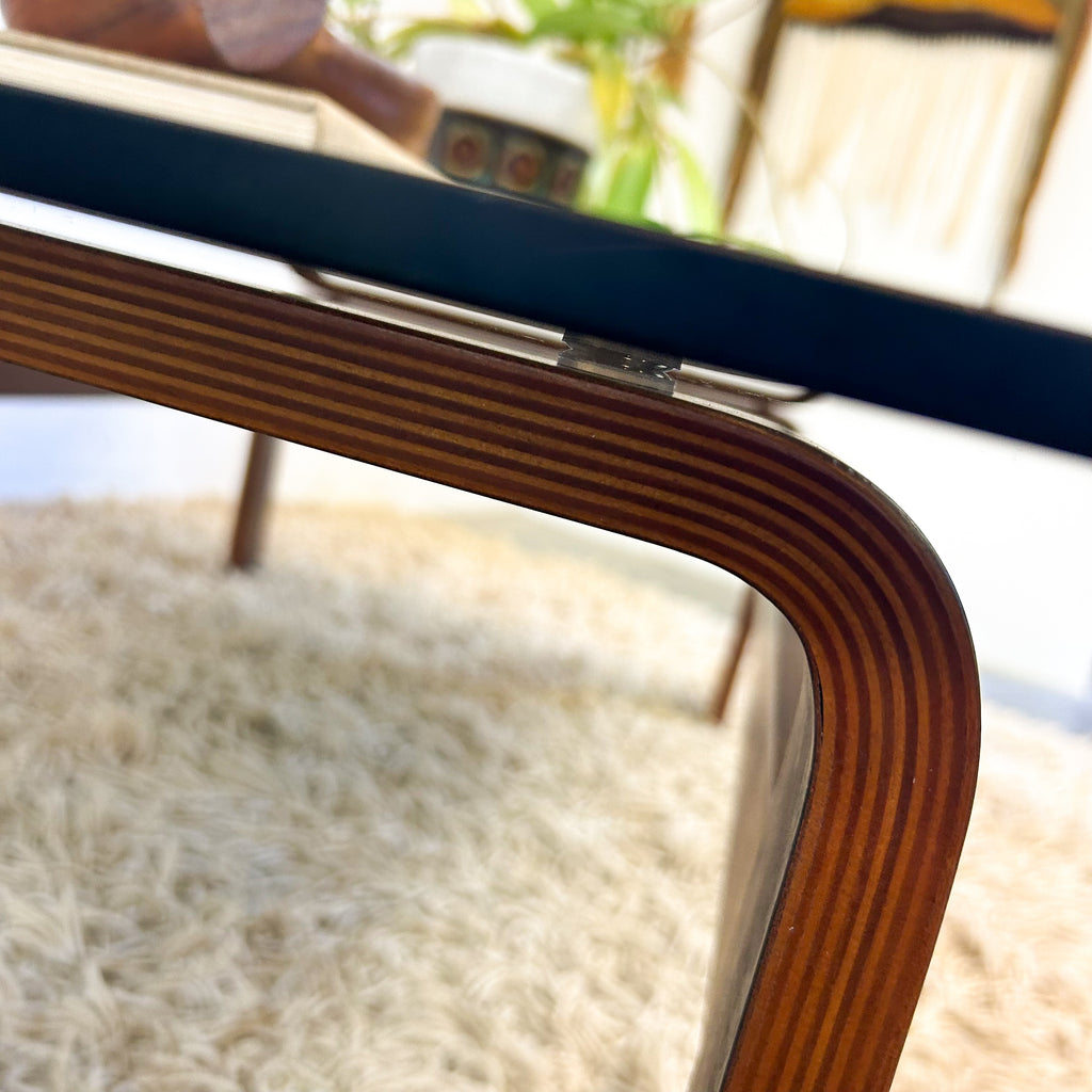 SMOKY GLASS COFFEE TABLE
