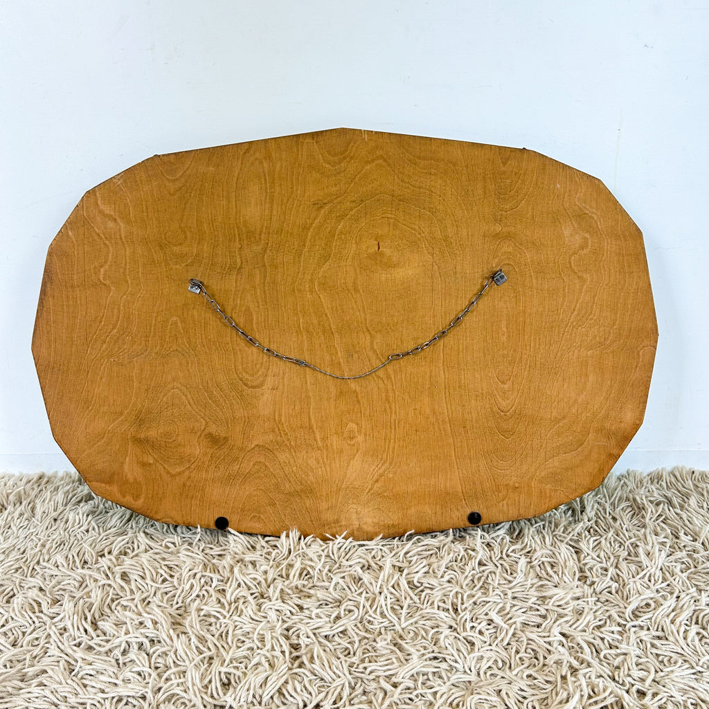 LARGE OVAL(ISH) WALL MIRROR - HEY JUDE WORKSHOP • Vintage furniture & objects Melbourne