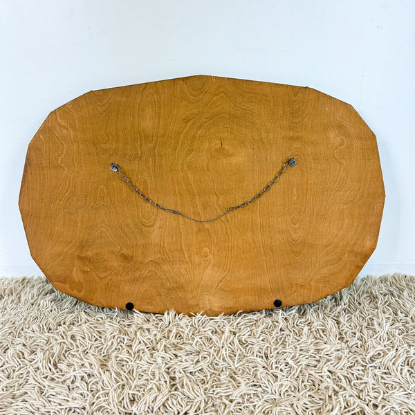 LARGE OVAL(ISH) WALL MIRROR - HEY JUDE WORKSHOP • Vintage furniture & objects Melbourne
