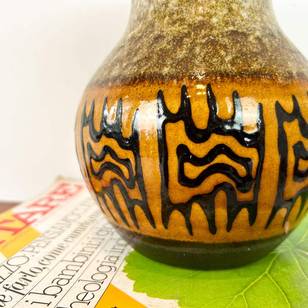 WEST GERMAN POTTERY VASE 424-24 DUMLER & BREIDEN - HEY JUDE WORKSHOP • Vintage furniture & objects Melbourne