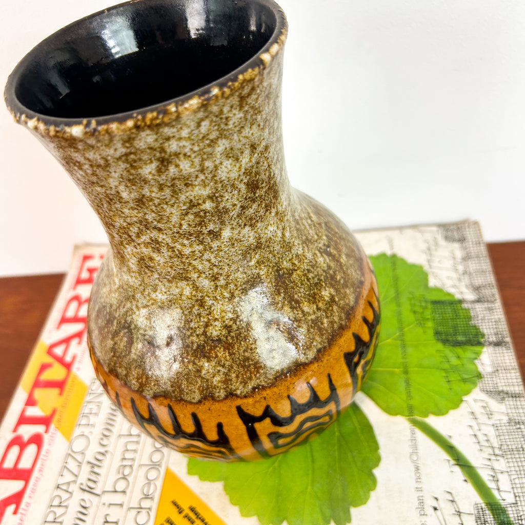 WEST GERMAN POTTERY VASE 424-24 DUMLER & BREIDEN - HEY JUDE WORKSHOP • Vintage furniture & objects Melbourne