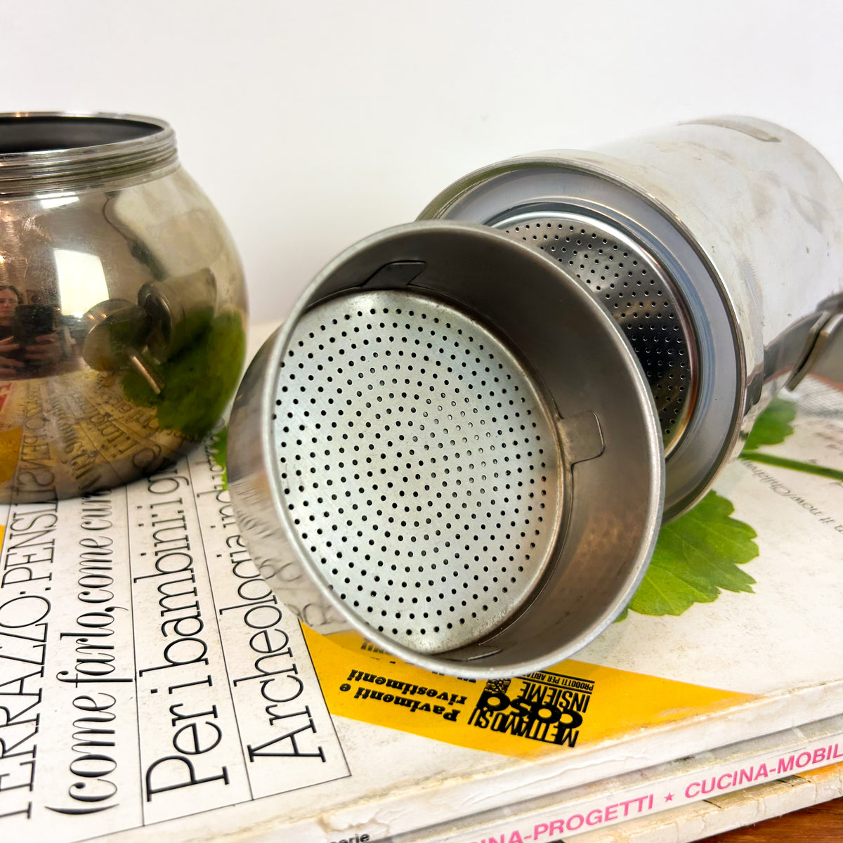 ITALIAN STOVETOP COFFEE POT STELLA - HEY JUDE WORKSHOP • Vintage furniture & objects Melbourne