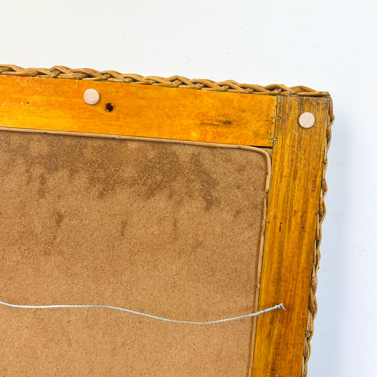 WICKER WALL MIRROR - HEY JUDE WORKSHOP • Vintage furniture & objects Melbourne