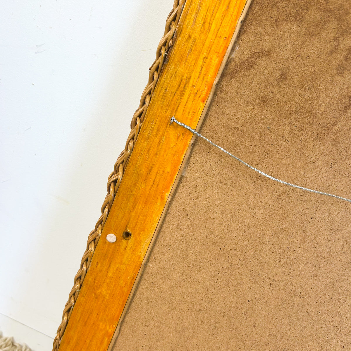WICKER WALL MIRROR - HEY JUDE WORKSHOP • Vintage furniture & objects Melbourne