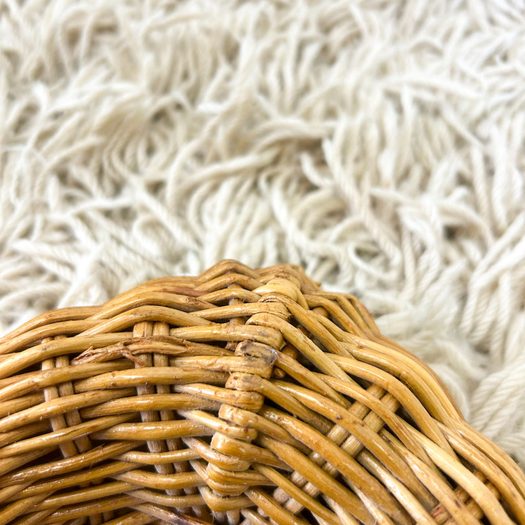 WICKER WALL MIRROR - HEY JUDE WORKSHOP • Vintage furniture & objects Melbourne