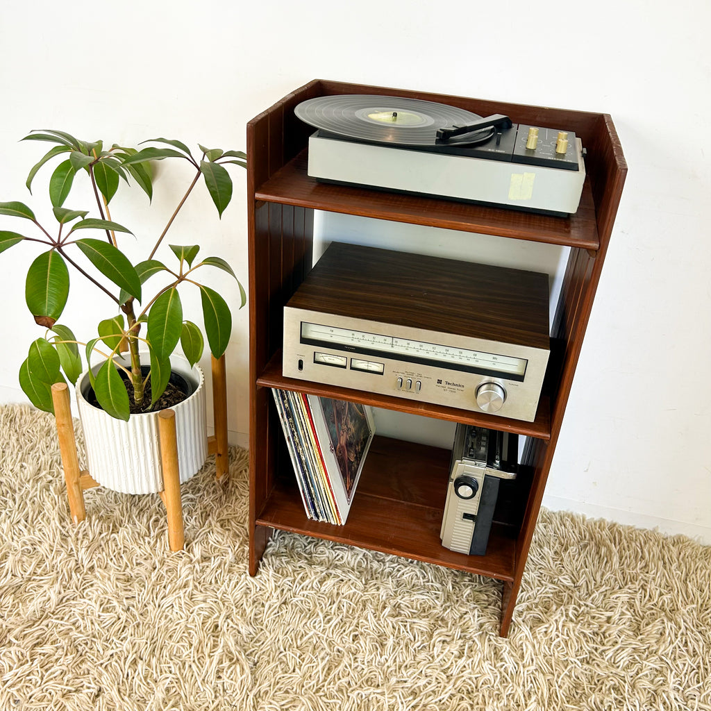 TIMBER STEREO CABINET - HEY JUDE WORKSHOP • Vintage furniture & objects Melbourne