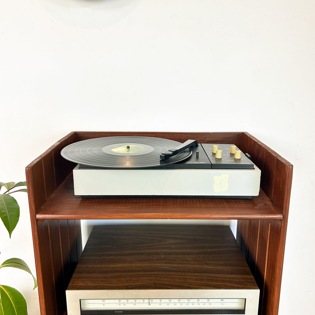 TIMBER STEREO CABINET - HEY JUDE WORKSHOP • Vintage furniture & objects Melbourne