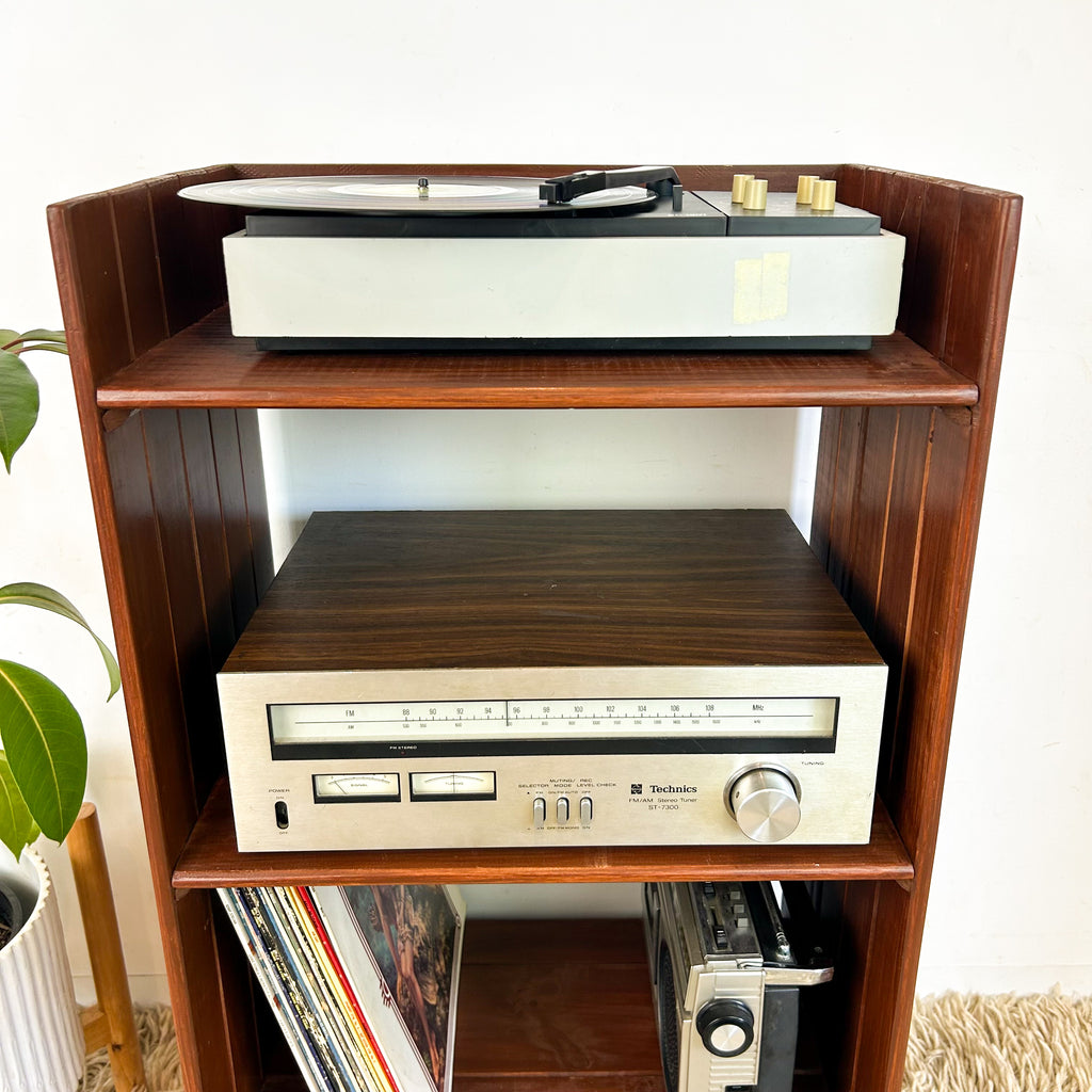 TIMBER STEREO CABINET - HEY JUDE WORKSHOP • Vintage furniture & objects Melbourne