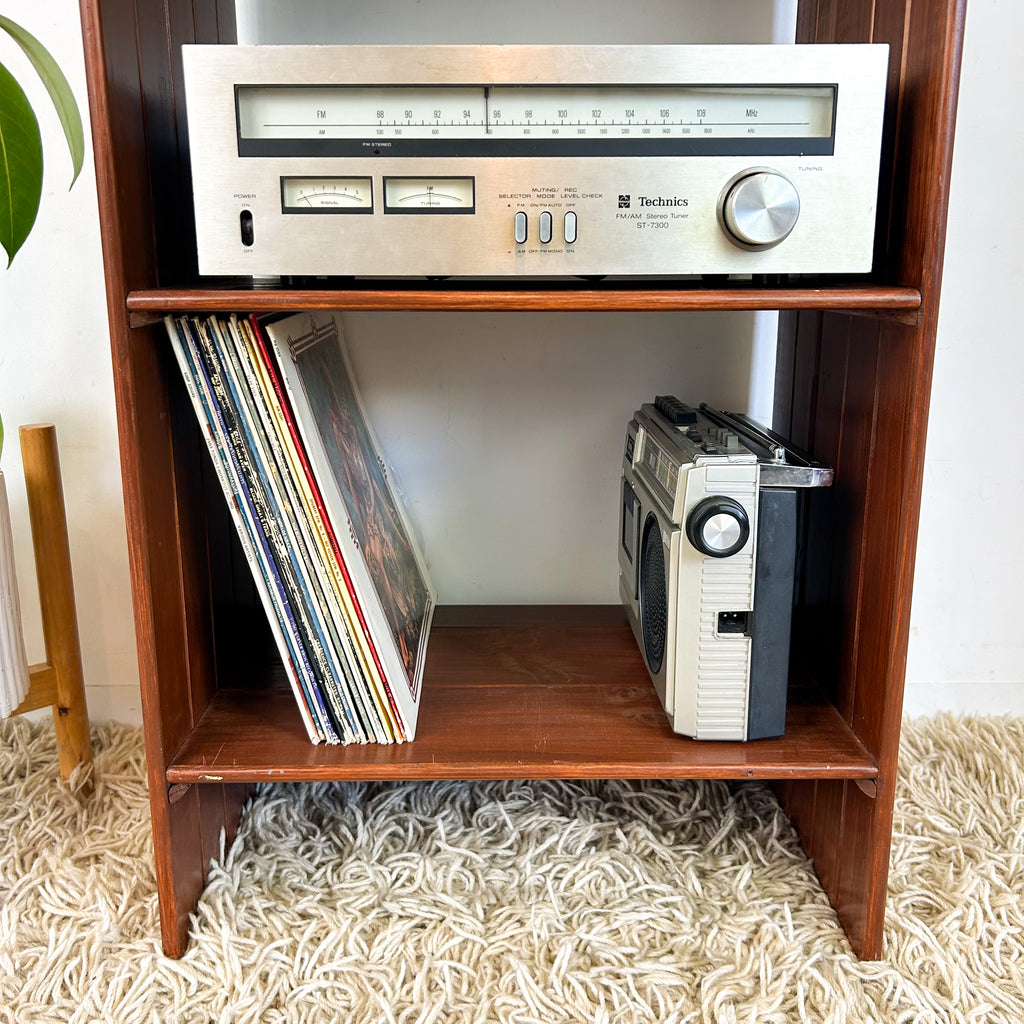 TIMBER STEREO CABINET - HEY JUDE WORKSHOP • Vintage furniture & objects Melbourne
