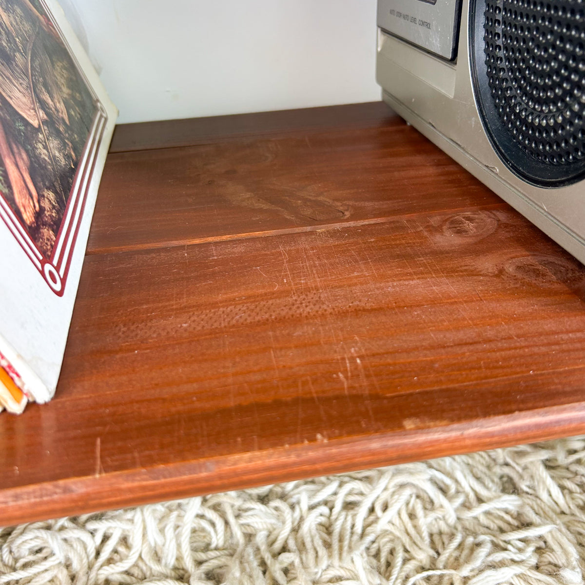 TIMBER STEREO CABINET - HEY JUDE WORKSHOP • Vintage furniture & objects Melbourne
