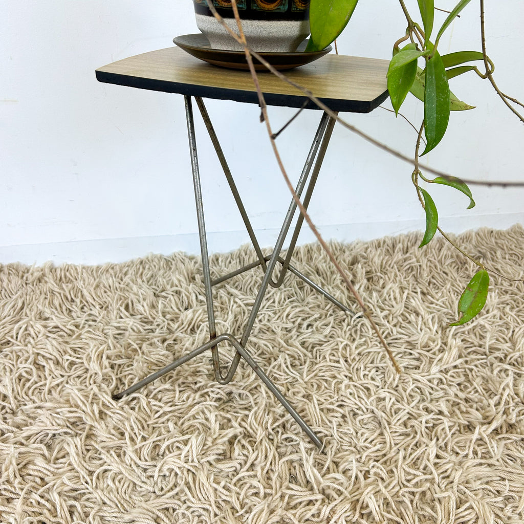 LAMINATE SIDE TABLE - HEY JUDE WORKSHOP • Vintage furniture & objects Melbourne