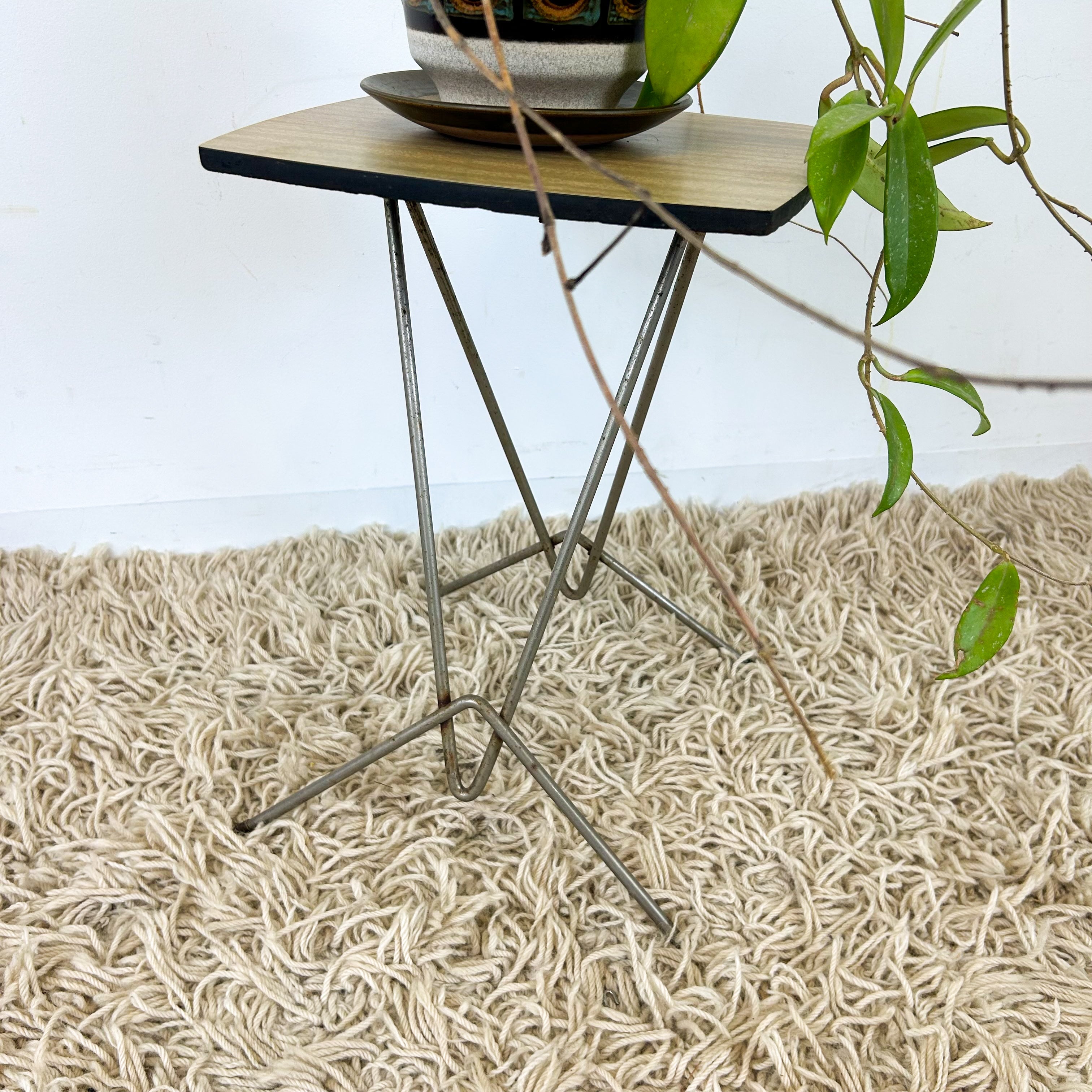 LAMINATE SIDE TABLE - HEY JUDE WORKSHOP • Vintage furniture & objects Melbourne