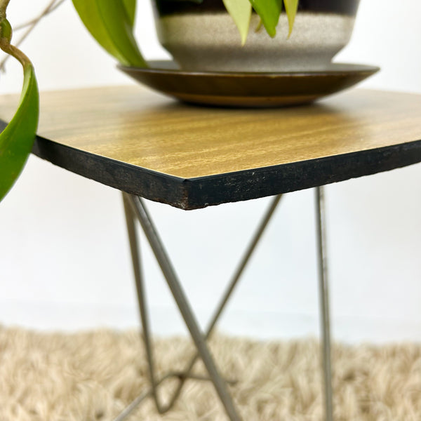 LAMINATE SIDE TABLE - HEY JUDE WORKSHOP • Vintage furniture & objects Melbourne