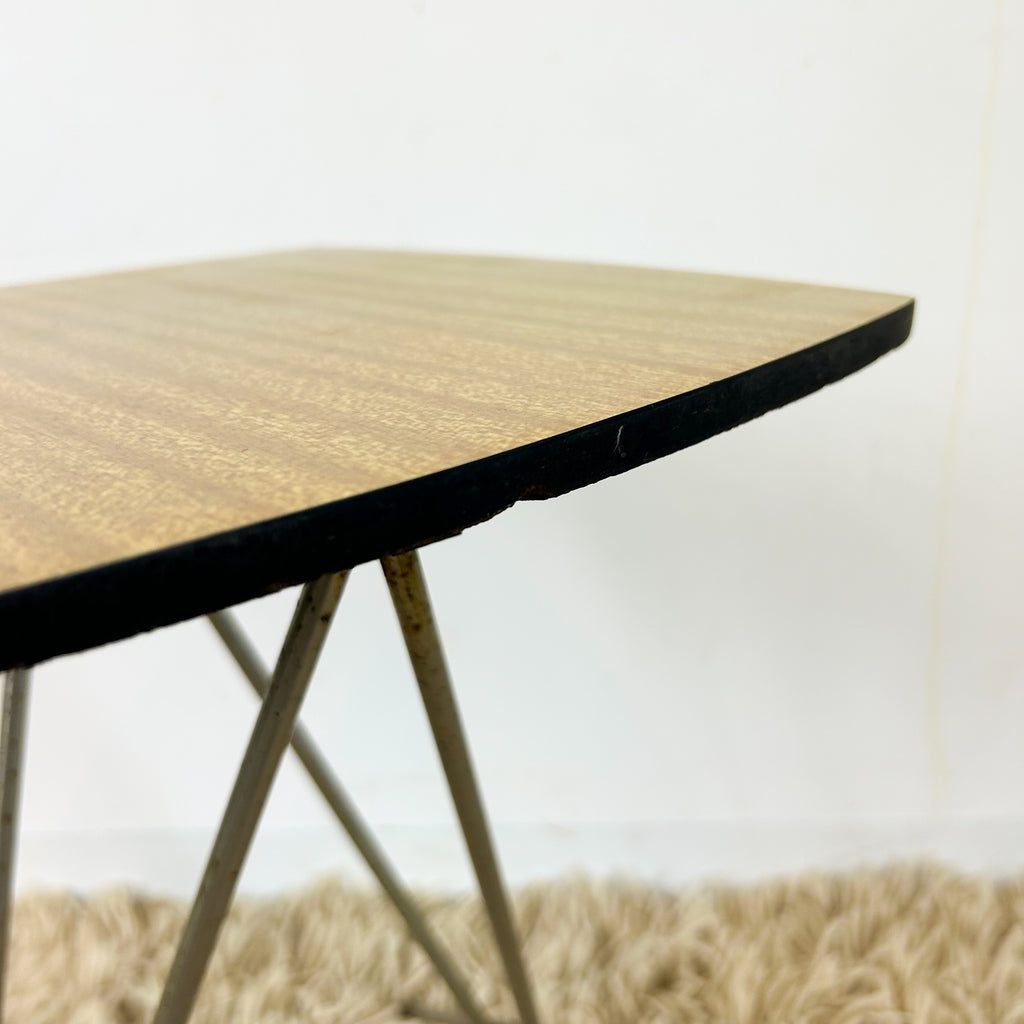 LAMINATE SIDE TABLE - HEY JUDE WORKSHOP • Vintage furniture & objects Melbourne