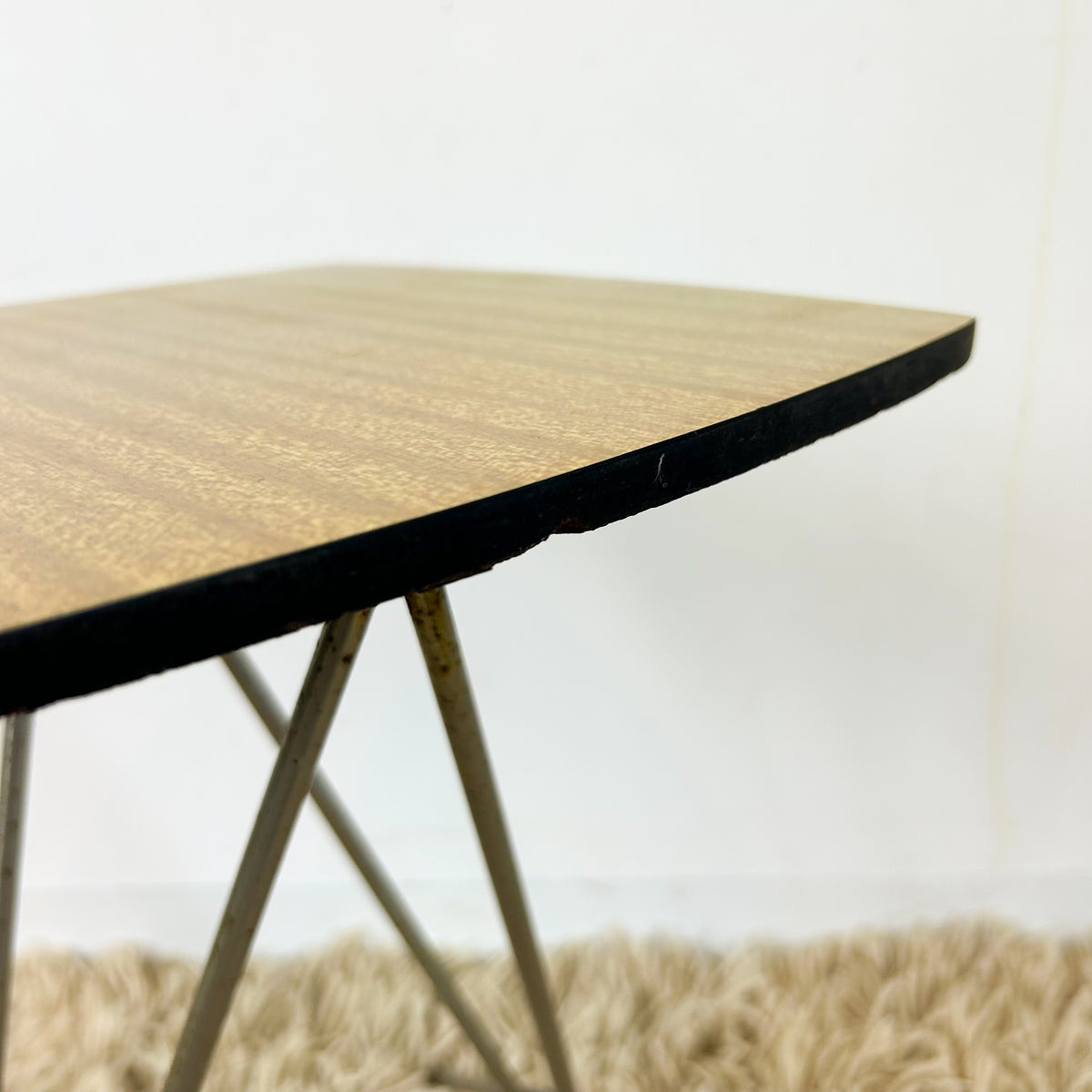 LAMINATE SIDE TABLE - HEY JUDE WORKSHOP • Vintage furniture & objects Melbourne
