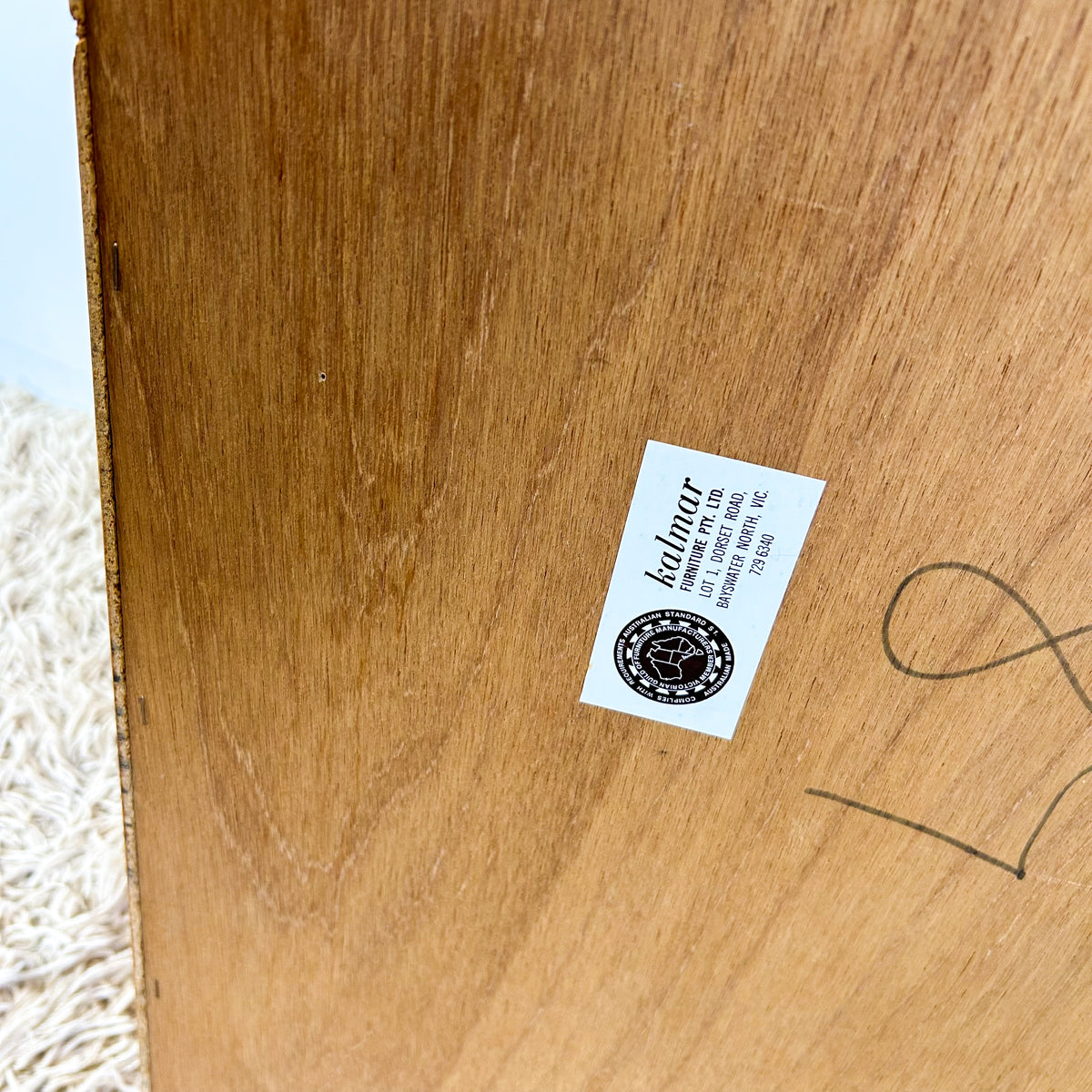 KALMAR BEDSIDE DRAWERS (SINGLE) - HEY JUDE WORKSHOP • Vintage furniture & objects Melbourne