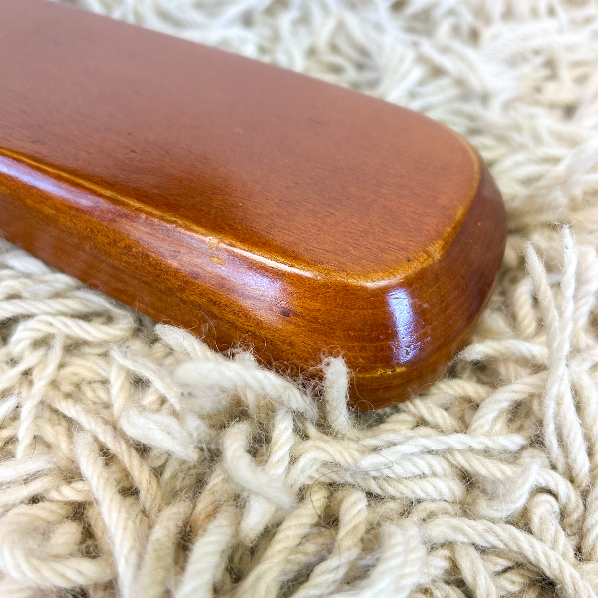 FOREST GREEN VINYL FOOTSTOOL - HEY JUDE WORKSHOP • Vintage furniture & objects Melbourne