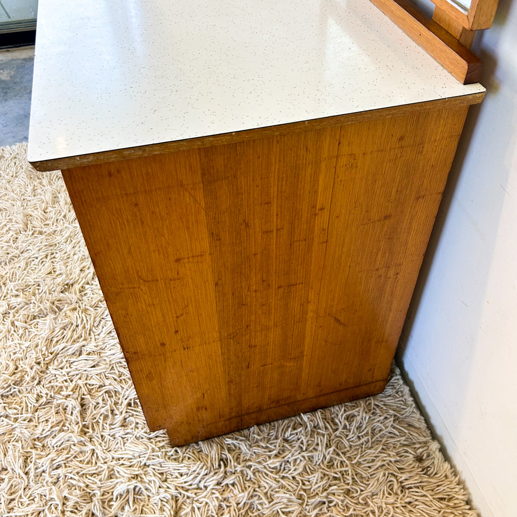 PETITE DRESSER DRAWERS WITH MIRROR - HEY JUDE WORKSHOP • Vintage furniture & objects Melbourne