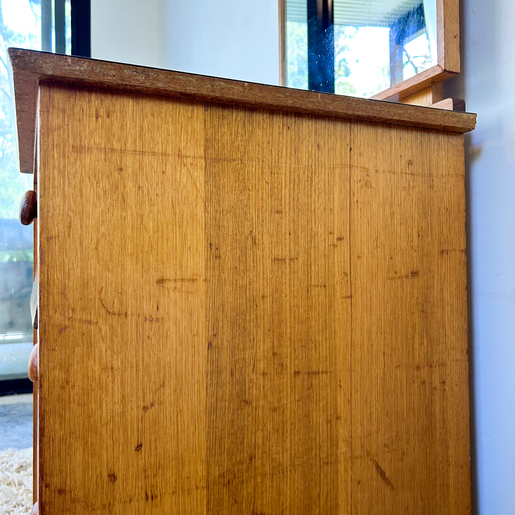 PETITE DRESSER DRAWERS WITH MIRROR - HEY JUDE WORKSHOP • Vintage furniture & objects Melbourne