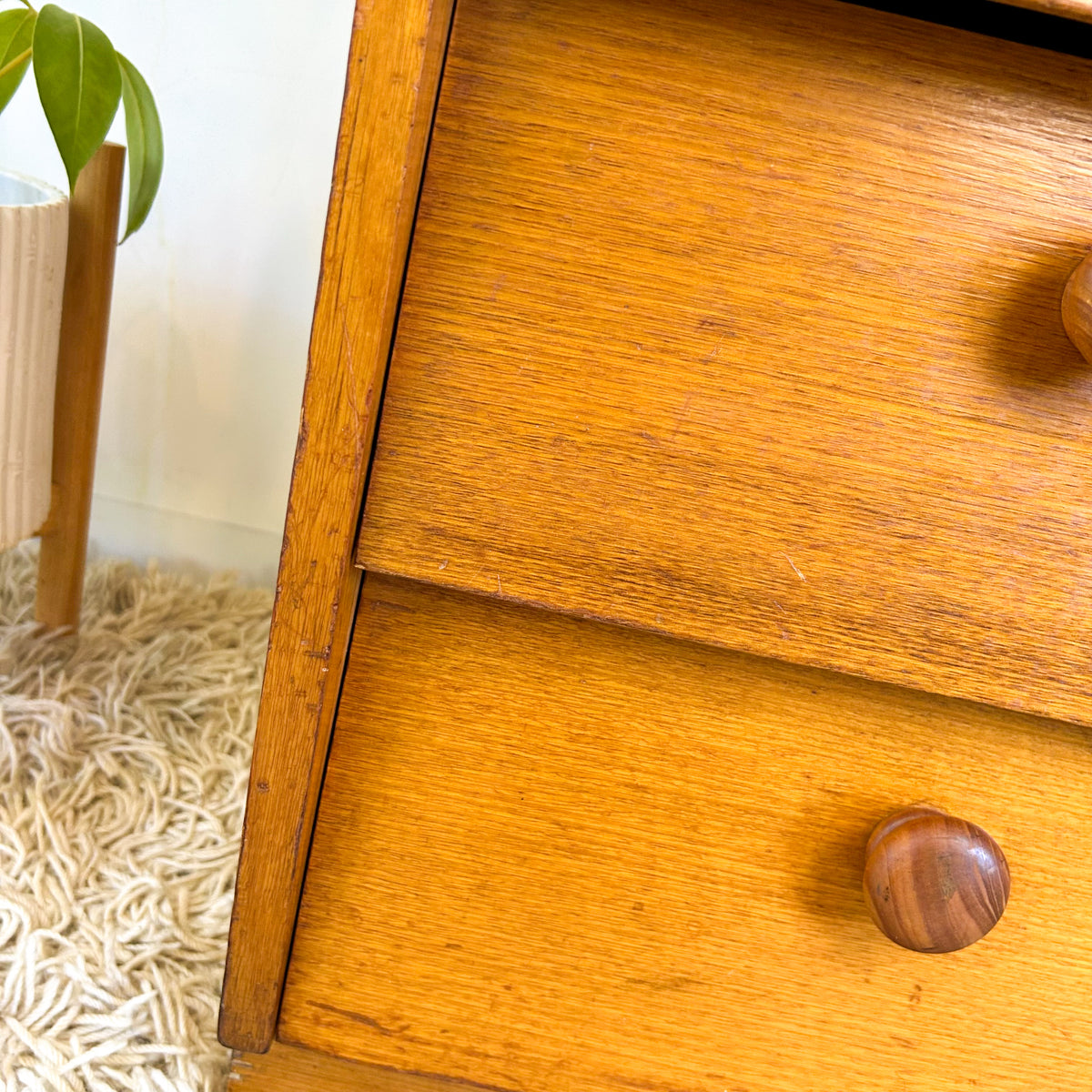 PETITE DRESSER DRAWERS WITH MIRROR - HEY JUDE WORKSHOP • Vintage furniture & objects Melbourne