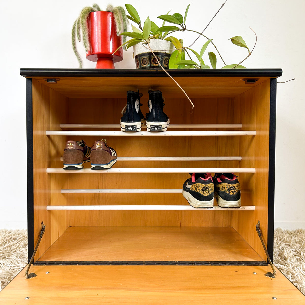 SHOE RACK STORAGE - HEY JUDE WORKSHOP • Vintage furniture & objects Melbourne