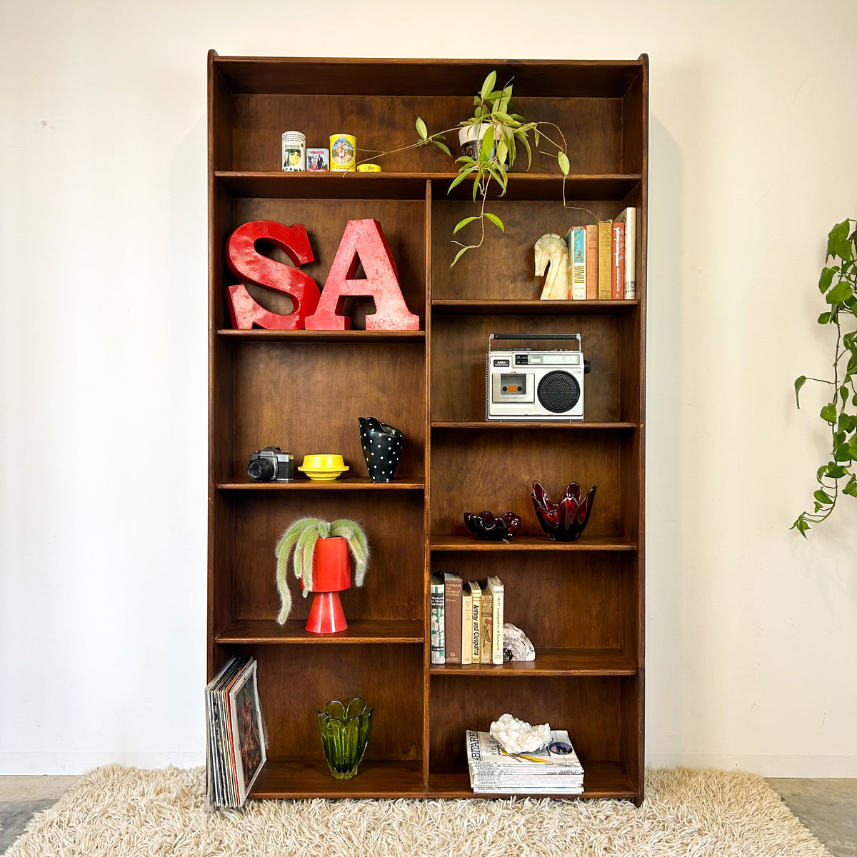 TALL ALCOVE BOOKCASE - HEY JUDE WORKSHOP • Vintage furniture & objects Melbourne