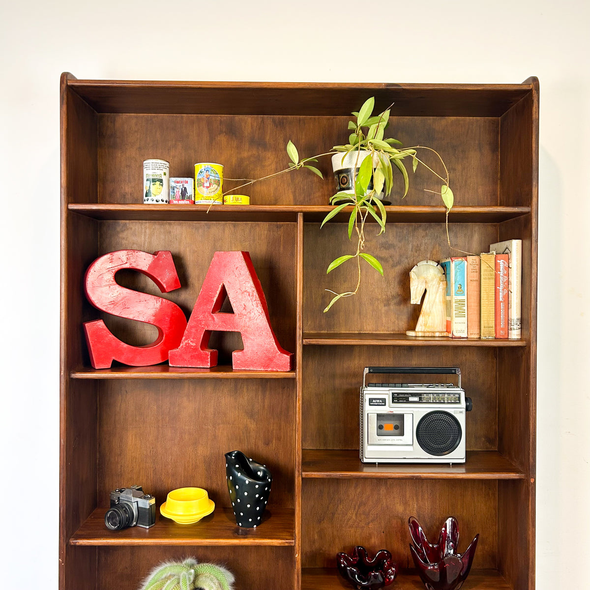 TALL ALCOVE BOOKCASE - HEY JUDE WORKSHOP • Vintage furniture & objects Melbourne