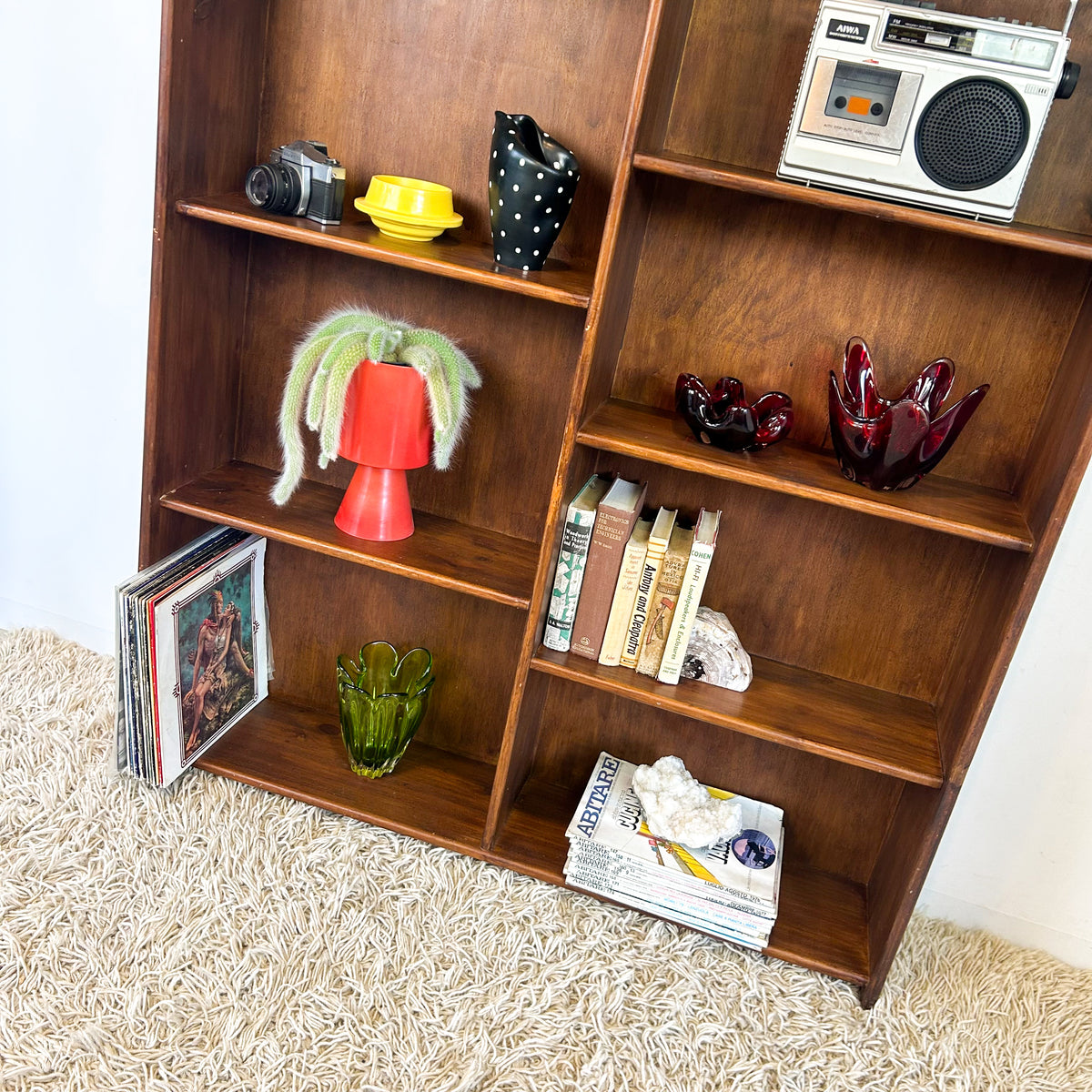 TALL ALCOVE BOOKCASE - HEY JUDE WORKSHOP • Vintage furniture & objects Melbourne