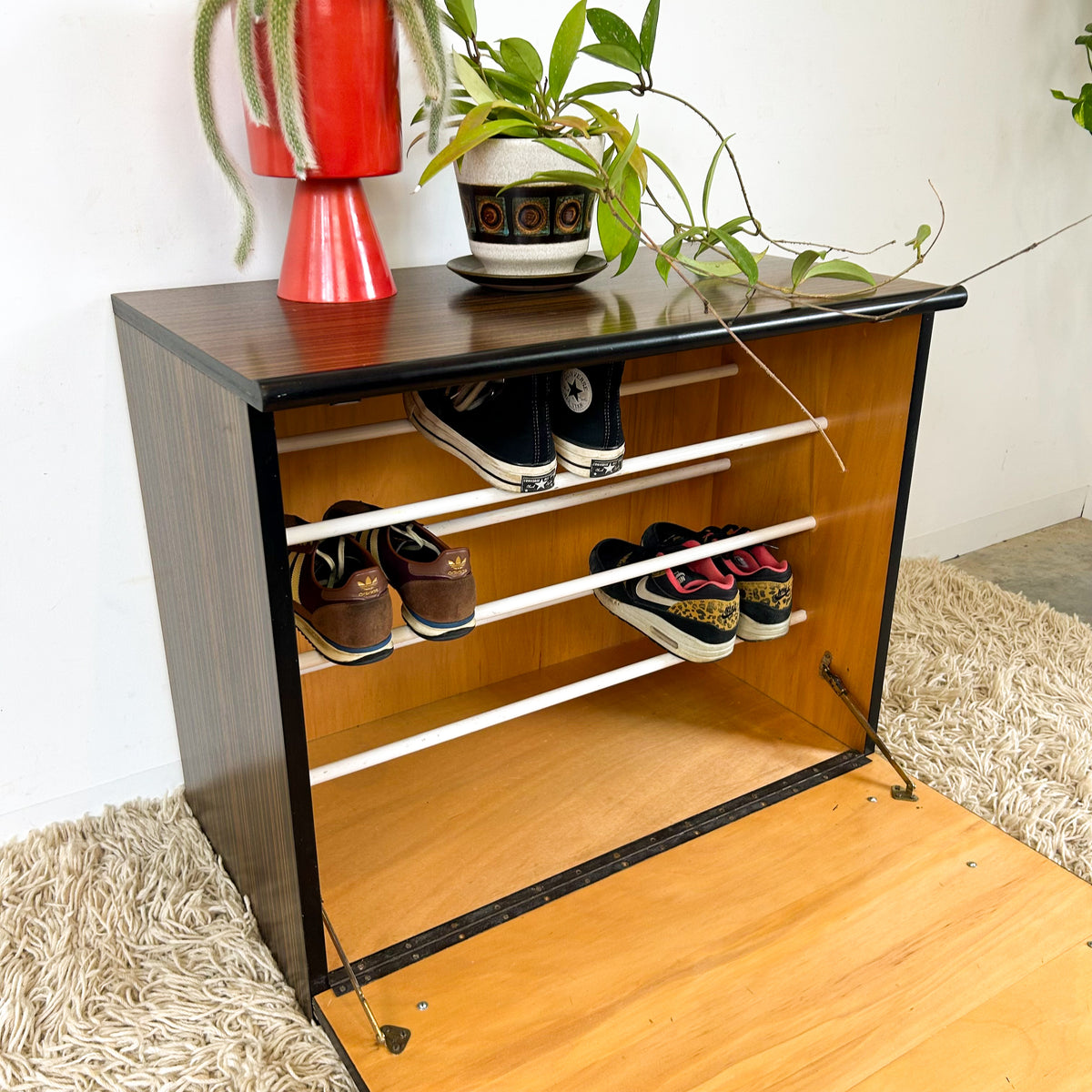 SHOE RACK STORAGE - HEY JUDE WORKSHOP • Vintage furniture & objects Melbourne